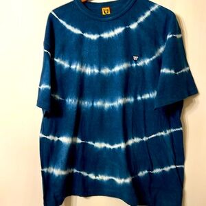 Human Made T shirt. Dyed indigo. Size 3XL, but more like size large.